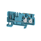 WEIDMÜLLER - Durchgangs-Reihenklemme, PUSH IN, 4mm², 800V, 32A, blau