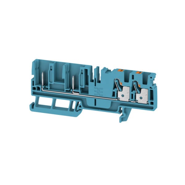 WEIDMÜLLER - Durchgangs-Reihenklemme, PUSH IN, 4mm², 800V, 32A, blau