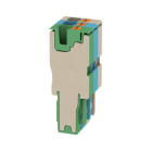 WEIDMÜLLER - Stecker (Klemmen), PUSH IN, 4mm², 690V, 32A, dunkelbeige, blau, grün