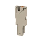 WEIDMÜLLER - Stecker (Klemmen), PUSH IN, 4mm², 690V, 32A, dunkelbeige