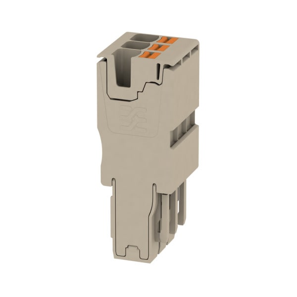 WEIDMÜLLER - Stecker (Klemmen), PUSH IN, 4mm², 690V, 32A, dunkelbeige