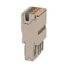 WEIDMÜLLER - Stecker (Klemmen), PUSH IN, 4mm², 690V, 32A, dunkelbeige