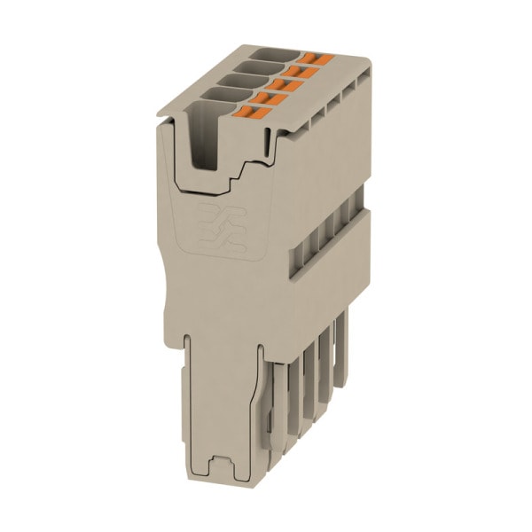 WEIDMÜLLER - Stecker (Klemmen), PUSH IN, 4mm², 690V, 32A, dunkelbeige