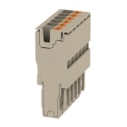 WEIDMÜLLER - Stecker (Klemmen), PUSH IN, 4mm², 690V, 32A, dunkelbeige
