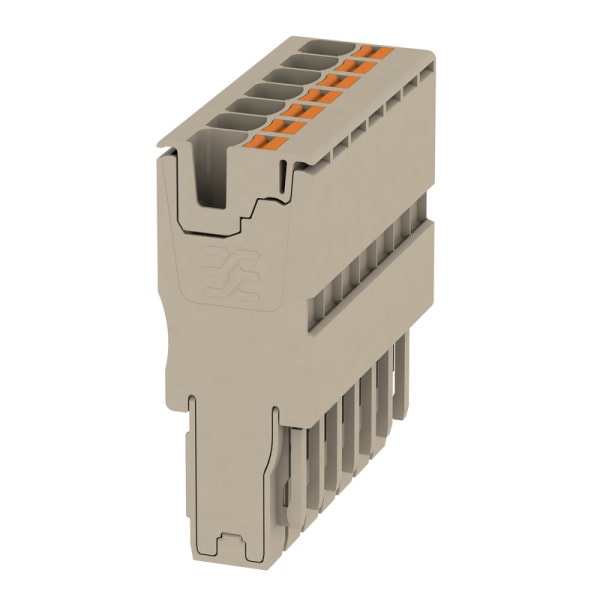WEIDMÜLLER - Stecker (Klemmen), PUSH IN, 4mm², 690V, 32A, dunkelbeige