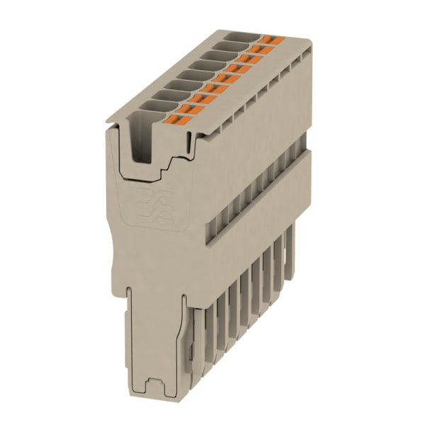 WEIDMÜLLER - Stecker (Klemmen), PUSH IN, 4mm², 690V, 32A, dunkelbeige