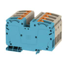 WEIDMÜLLER - Durchgangs-Reihenklemme, PUSH IN, 35mm², 1000V, 125A, Anzahl Anschlüsse: 8