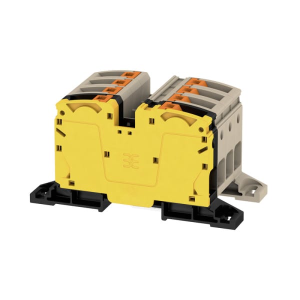 WEIDMÜLLER - Durchgangs-Reihenklemme, PUSH IN, 35mm², 1000V, 125A, Anzahl Anschlüsse: 8