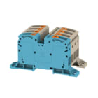 WEIDMÜLLER - Durchgangs-Reihenklemme, PUSH IN, 35mm², 1000V, 125A, Anzahl Anschlüsse: 8