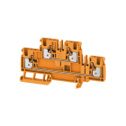 WEIDMÜLLER - Mehrstock-Reihenklemme, PUSH IN, 4mm², 800V, 32A, orange