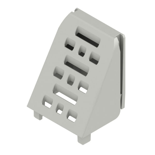 WEIDMÜLLER - Abdeckhaube, OMNIMATE Housing - Serie CH20M achatgrau, Breite: 17.5mm