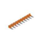 WEIDMÜLLER - Querverbinder (Relais), kürzbar, Pole:10, 17.5A, Raster 6.4mm, orange