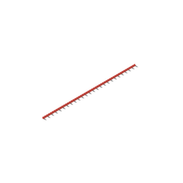 WEIDMÜLLER - Querverbinder (Relais), kürzbar, Pole:26, 17.5A,Raster 12.8mm, rot