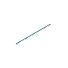 WEIDMÜLLER - Querverbinder (Relais), kürzbar, Pole:26, 17.5A, Raster12.8mm, blau