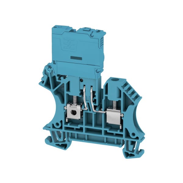 WEIDMÜLLER - Sicherungs-Reihenklemme, Schraubanschl, 4mm², 250V, 6.3A, blau