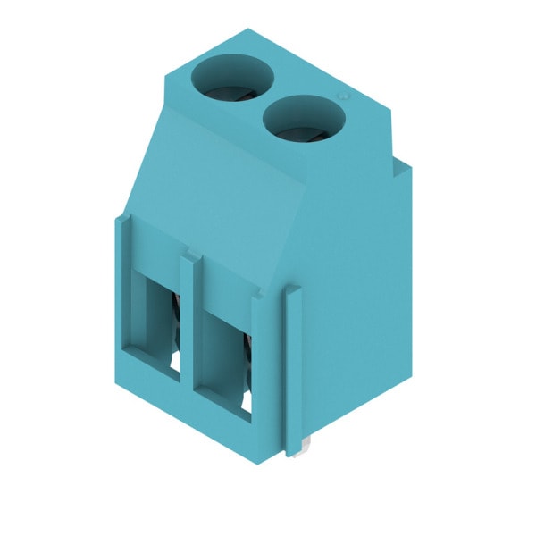WEIDMÜLLER - Leiterplattenklemme, 5.08mm, Polzahl:2, Abgang: 90°, Zugbügelanschluss