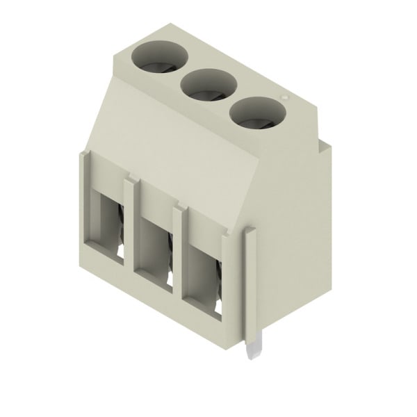 WEIDMÜLLER - Leiterplattenklemme, 5.08mm, Polzahl:3, Abgang: 90°, Zugbügelanschluss