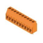 WEIDMÜLLER - Leiterplattenklemme, 5.08mm, Polzahl:10, Abgang: 90°, Zugbügelanschluss