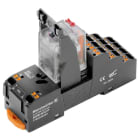 WEIDMÜLLER - Koppelrelais, 24 V AC, 4 Wechsler (AgNi hauchvergoldet)