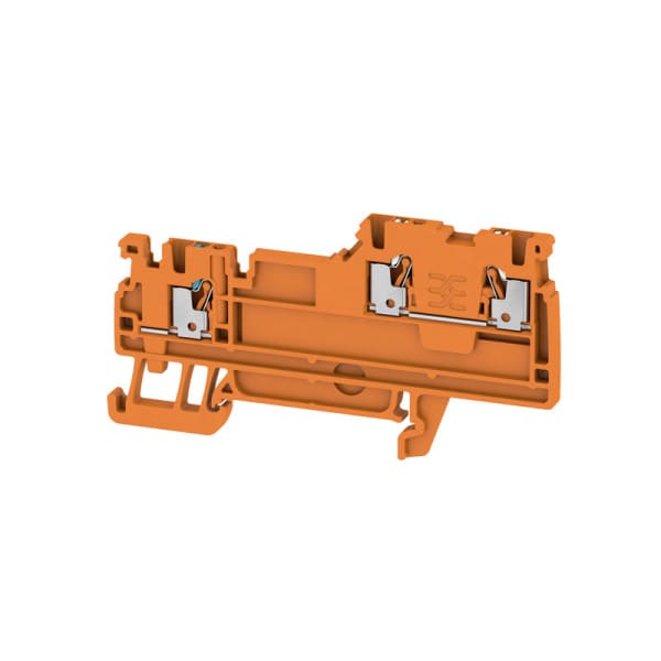 WEIDMÜLLER - Initiator-, Aktor-Reihenklemme, PUSH IN, 1.5mm², 250V, 13.5A, orange