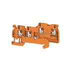 WEIDMÜLLER - Initiator-, Aktor-Reihenklemme, PUSH IN, 1.5mm², 250V, 13.5A, orange