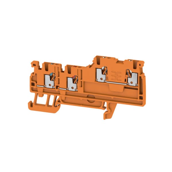 WEIDMÜLLER - Initiator-, Aktor-Reihenklemme, PUSH IN, 1.5mm², 250V, 13.5A, orange