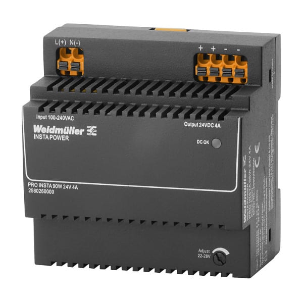 WEIDMÜLLER - Gleichstromversorgung, 4A 55°C, PRO INSTA 96W 24V 4A
