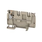 WEIDMÜLLER - Durchgangs-Reihenklemme, PUSH IN, 4mm², 250V, 32A, dunkelbeige