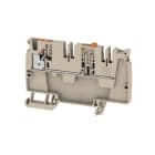 WEIDMÜLLER - Durchgangs-Reihenklemme, PUSH IN, 4mm², 250V, 20A, dunkelbeige