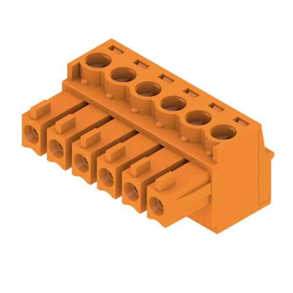WEIDMÜLLER - Leiterplattensteckverbinder (Leiter), 3.81mm, Polzahl: 6, Zugbügelanschluss