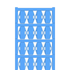WEIDMÜLLER - Kabelmarkierer SlimFix X, 7-40mm, 60x15mm, PA 66, blau