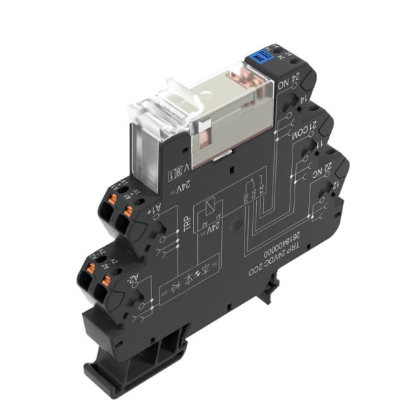 WEIDMÜLLER - Koppelrelais, 24 V DC ±20 %, 2 Wechsler (AgNi)