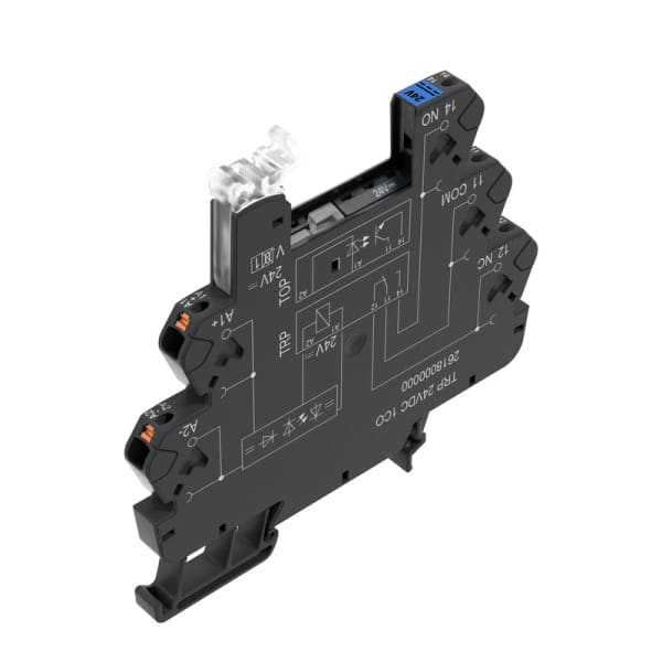 WEIDMÜLLER - Relaissockel, IP20, 24VDC ±20 %, 1 Wechsler , 10A, PUSH IN