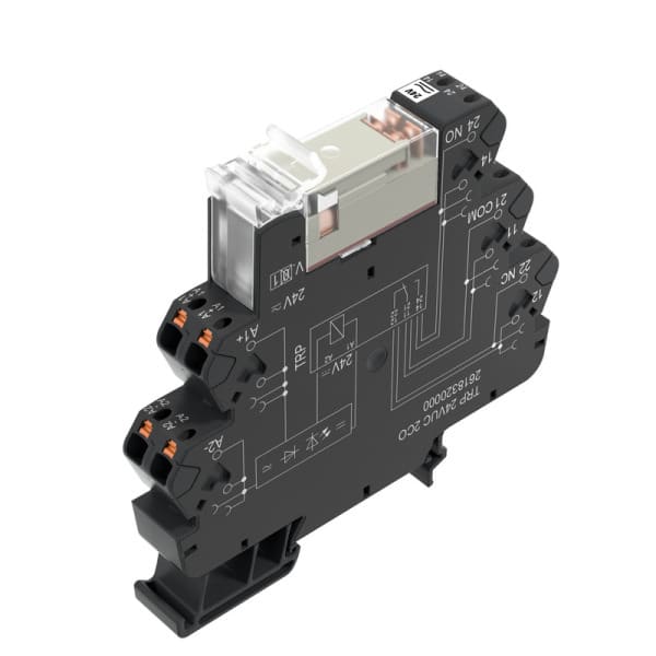 WEIDMÜLLER - Koppelrelais, 24 V UC ±10 %, 2 Wechsler (AgNi)