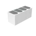 WEIDMÜLLER - Gerätemarkierung, halogenfrei, selbstklebend, 27mm, Polyester, silber
