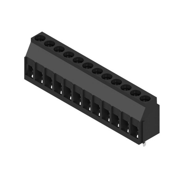 WEIDMÜLLER - Leiterplattenklemme, 5.08mm, Polzahl:12, Abgang: 90°, Zugbügelanschluss