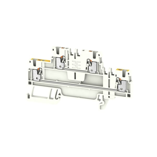 WEIDMÜLLER - Mehrstock-Reihenklemme, PUSH IN, 1.5mm², 500V, 17.5A, dunkelbeige