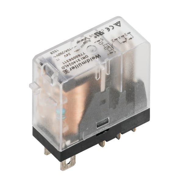 WEIDMÜLLER - Miniatur-Industrierelais, 24 V AC, 1 Wechsler (AgSnO)
