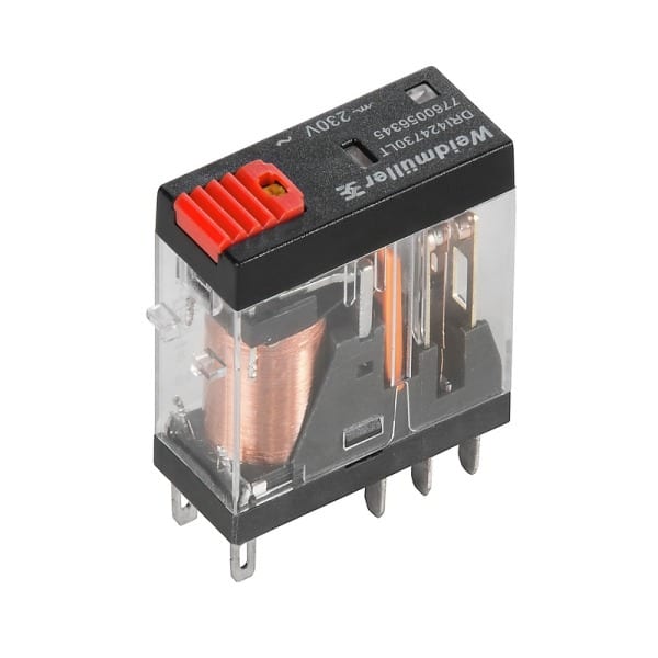 WEIDMÜLLER - Miniatur-Industrierelais, 230 V AC, 2 Wechsler (AgSnO)