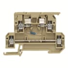 WEIDMÜLLER - Sicherungs-Reihenklemme, Schraubanschl, mit LED, 4mm², 500V, 6.3A, beige/gelb