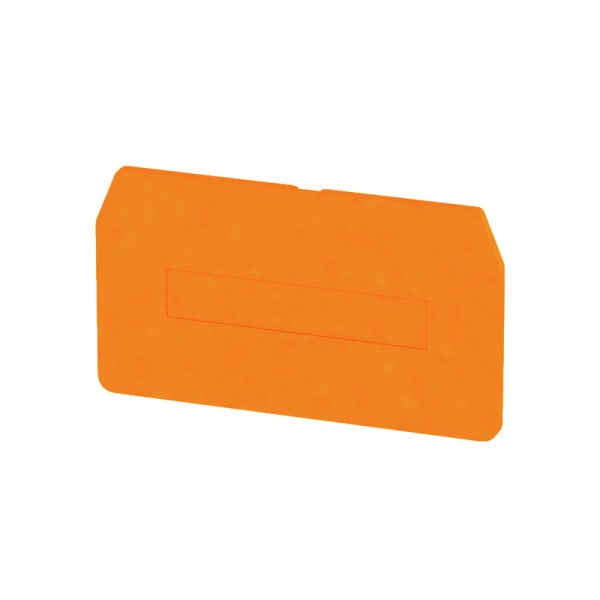 WEIDMÜLLER - Trennwand (Klemmen), Abschluss- und Zwischenplatte, 83.8x34.85mm, orange