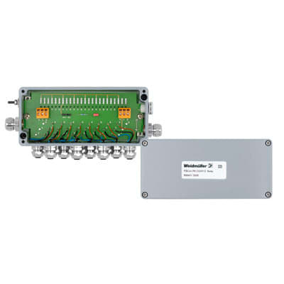 WEIDMÜLLER - Standardverteiler, 8-fach Verteiler, IP66