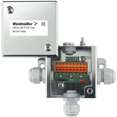 WEIDMÜLLER - Standardverteiler mit Busabschluss(aktiv), Terminator, IP66