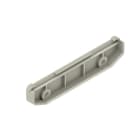 WEIDMÜLLER - Elektronikgehäuse grau, Abschlussplatte, Breite: 21.5mm
