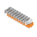 WEIDMÜLLER - Leiterplattenklemme, 5.00mm, Polzahl:10, Abgang: 90°, Flachsteckanschluss