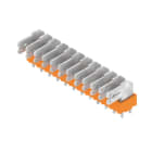 WEIDMÜLLER - Leiterplattenklemme, 5.00mm, Polzahl:12, Abgang: 90°, Flachsteckanschluss