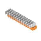 WEIDMÜLLER - Leiterplattenklemme, 5.00mm, Polzahl:13, Abgang: 90°, Flachsteckanschluss