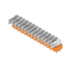 WEIDMÜLLER - Leiterplattenklemme, 5.00mm, Polzahl:14, Abgang: 90°, Flachsteckanschluss