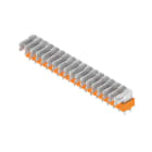 WEIDMÜLLER - Leiterplattenklemme, 5.00mm, Polzahl:18, Abgang: 90°, Flachsteckanschluss