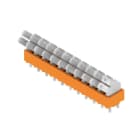 WEIDMÜLLER - Leiterplattenklemme, 5.00mm, Polzahl:11, Abgang: 135°, Flachsteckanschluss